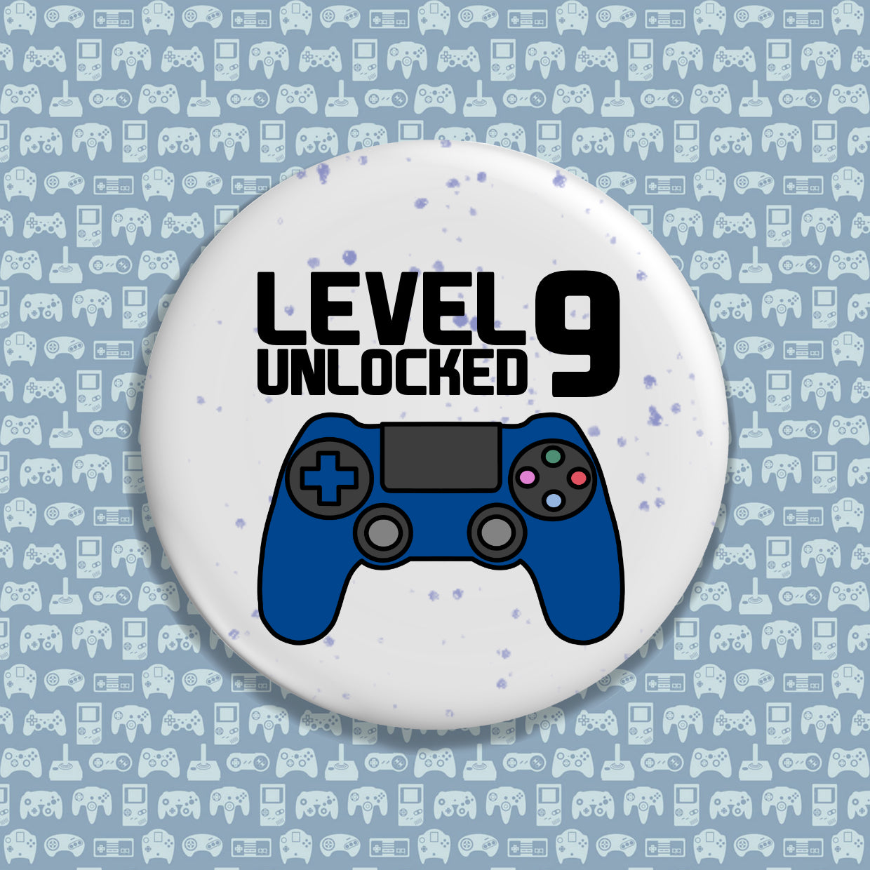 Personalised Gamer Birthday Badge