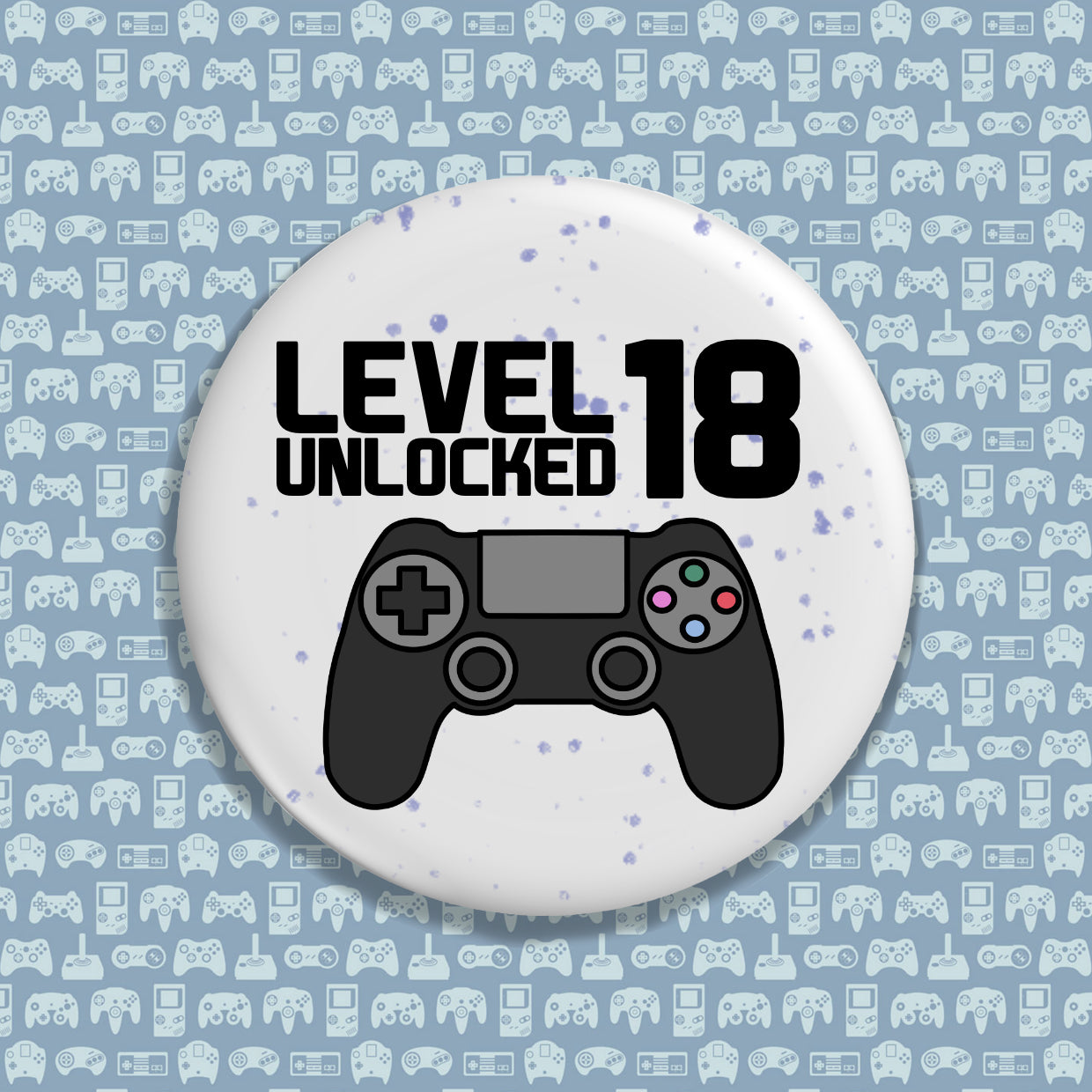 Personalised Gamer Birthday Badge