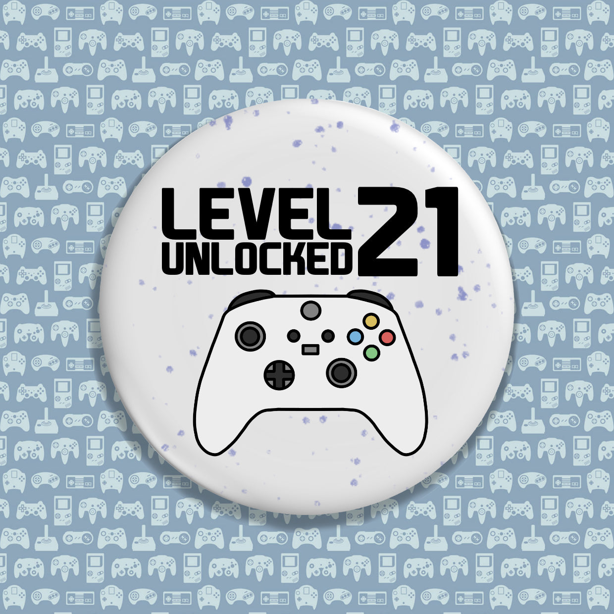 Personalised Gamer Birthday Badge