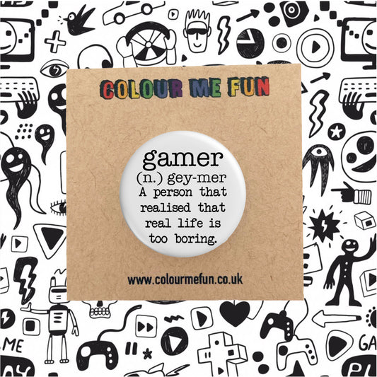 Gamer(n)Pin Badge