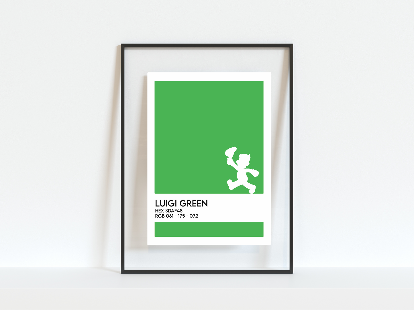 Retro Luigi Gamer Print (5"x7")