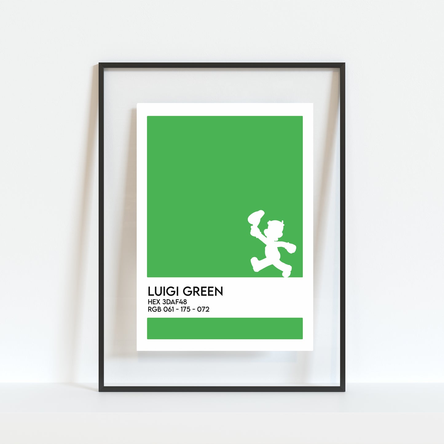 Retro Luigi Gamer Print (5"x7")