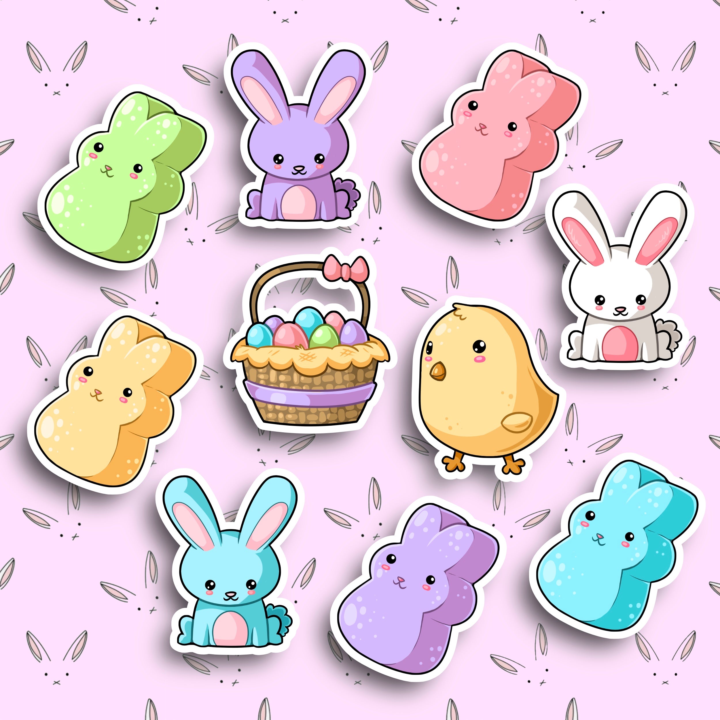 Happy Easter Sticker Set – Colour Me Fun