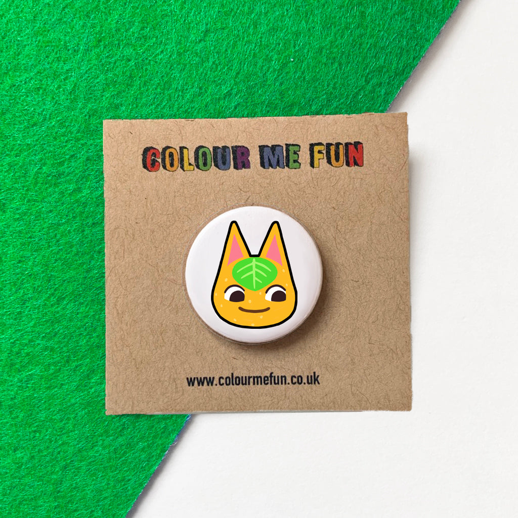 Animal Crossing - Tangy - Button Badge